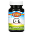 Carlson, Vitamin D3 + K2, 50 mcg (2,000 IU) & 90 mcg, 120 Vegetarian Capsules - Supply Center USA