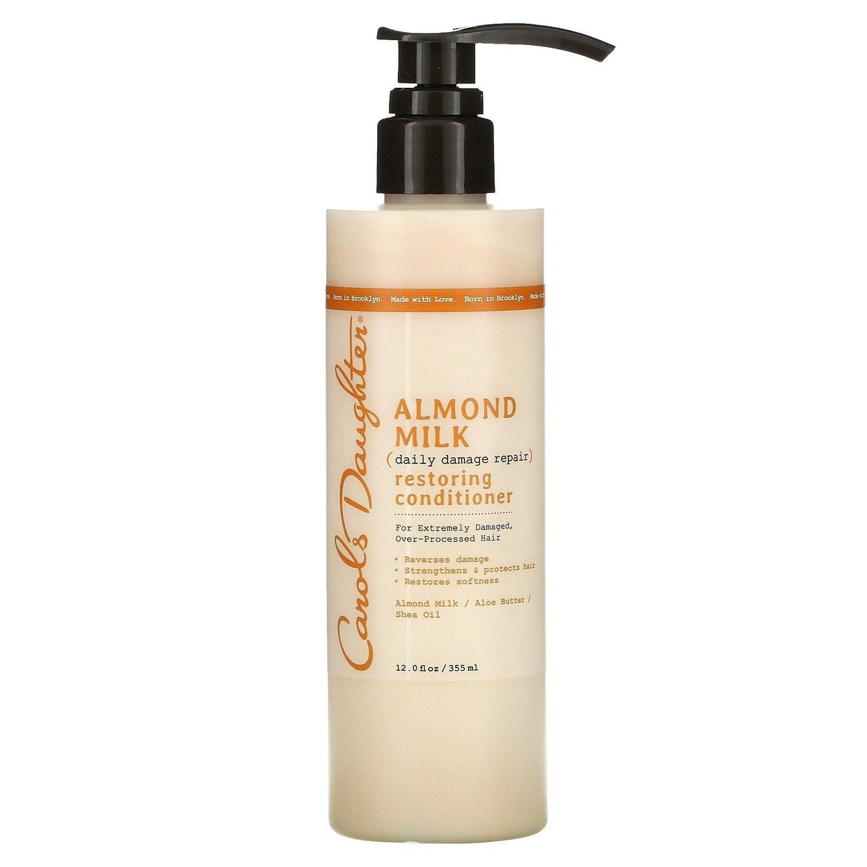 Carol's Daughter, Almond Milk, Daily Damage Repair, Restoring Conditioner, For Extremely Damaged, Over-Processed Hair, 12 fl oz (355 ml) - Supply Center USA