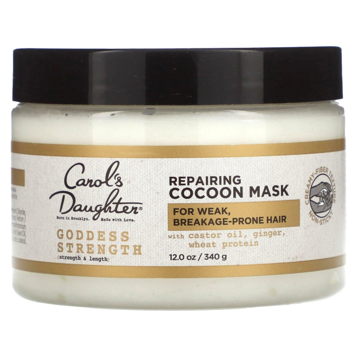 Carol's Daughter, Goddess Strength, Repairing Cocoon Mask, For Weak, Breakage-Prone Hair, 12 oz (340 g) - Supply Center USA