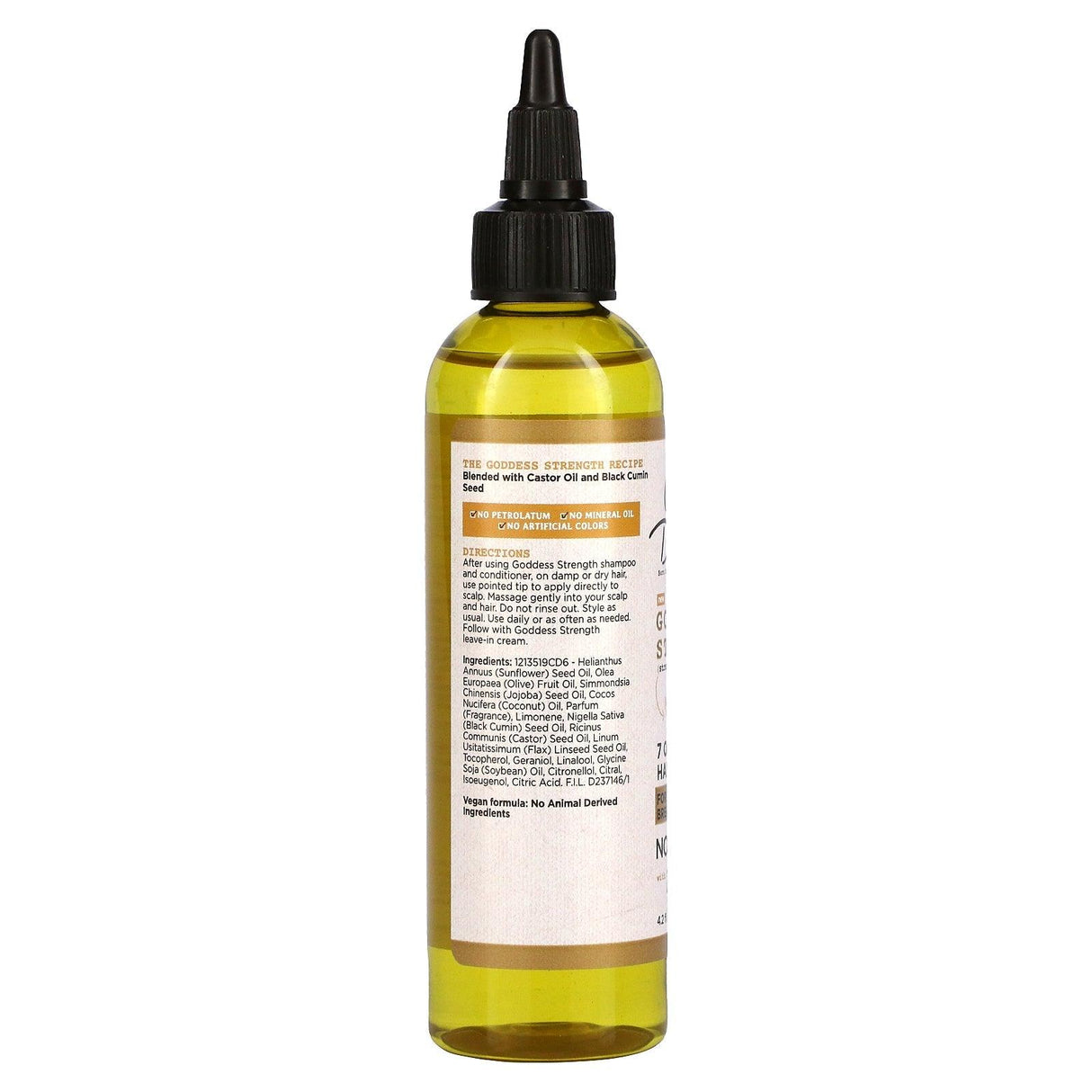 Carol's Daughter, Goddess Strength, Strength & Length System, 7 Oil Blend Hair & Scalp Oil, 4.2 fl oz (125 ml) - Supply Center USA