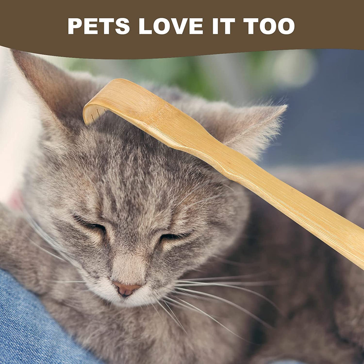 2 Pack Wooden Bamboo Back Scratcher, 17 Inch Long Handle Back Scratchers for Adults Men Women, with Beautiful Gift Packaging