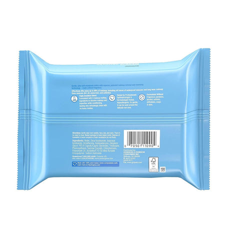 Neutrogena Fragrance-Free Makeup Remover Wipes, Daily Facial Cleanser Towelettes, Gently Removes Oil & Makeup, Alcohol-Free Makeup Wipes, 25 Ct - Supply Center USA