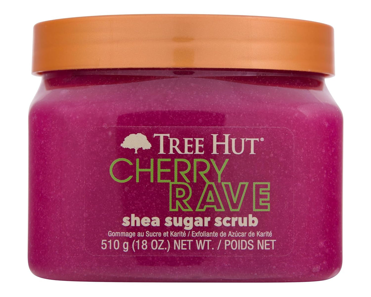 Tree Hut Blue Lagoon Shea Sugar Scrub | Exfoliating Body Scrub Removes Dead, Dry Skin for a Soft & Hydrated Feel | Nourishing Essential Body Care | 18 Fl Oz.