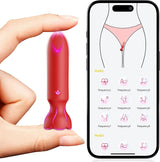 Mini Bullet Vibrator Adult Toys - Vibrators App Controlled Female Sex Toys with 9 Vibration Modes, Lipstick G Spot Dildo Clitoral Vibrator, Long Distance Discreet Vibrator for Women & Couples (Black)
