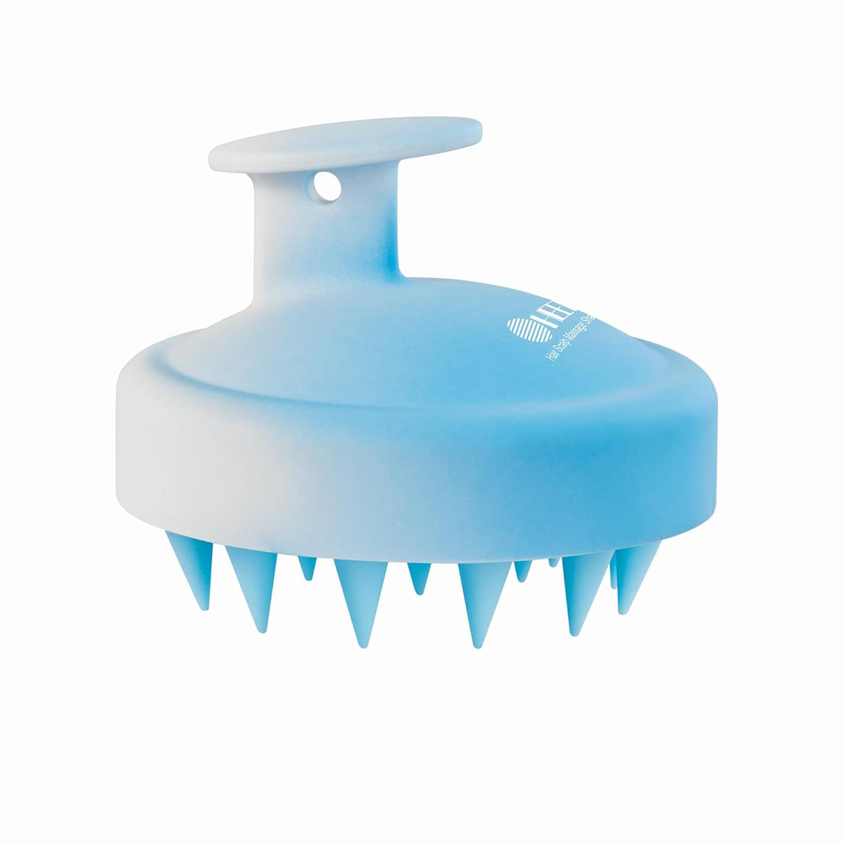 HEETA Shampoo Scalp Brush Massager Hair Growth, Scalp Scrubber with Soft Silicone Bristles for Hair Growth & Dandruff Removal, Hair Brush for Scalp Exfoliator, Black