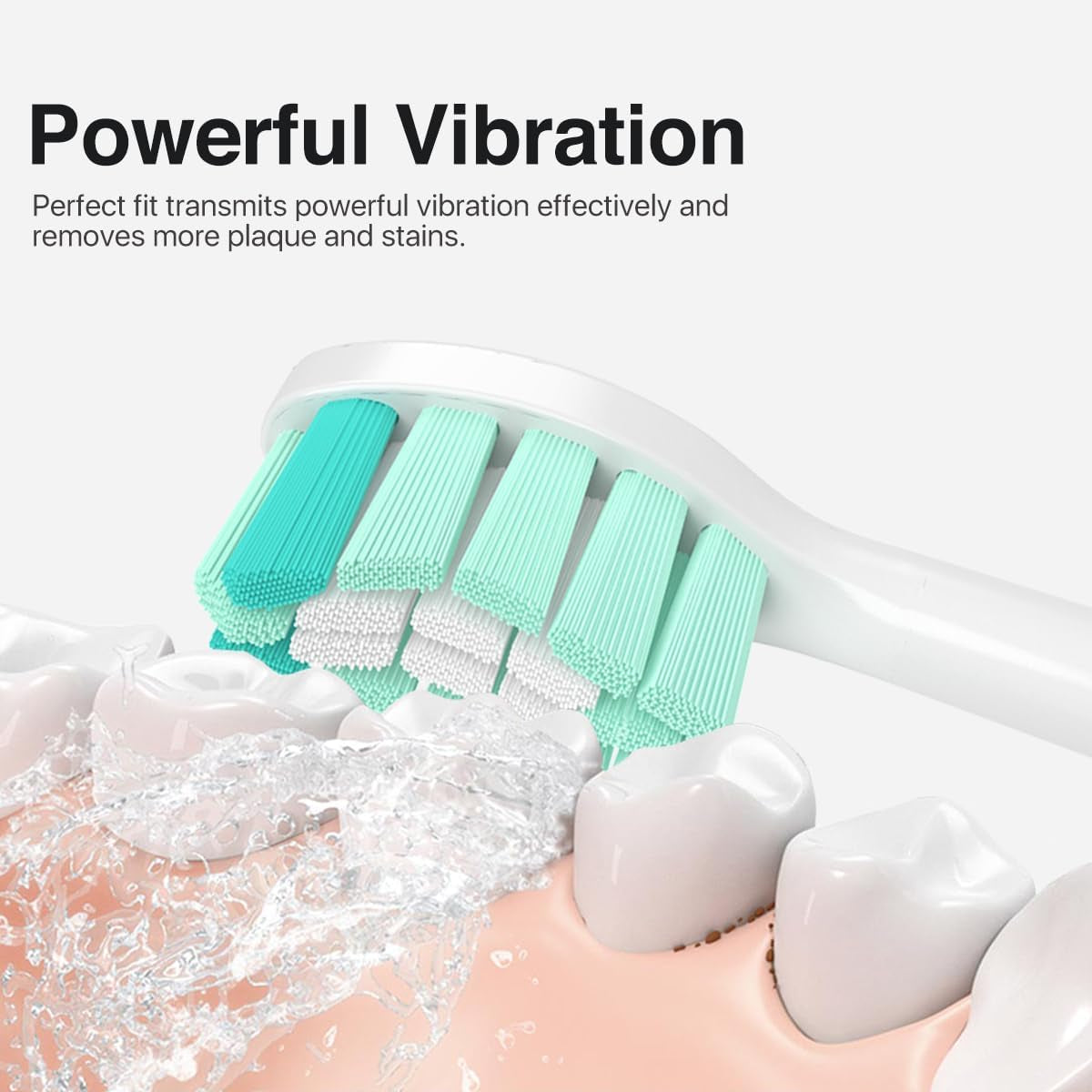 Replacement Toothbrush Heads for Philips Sonicare Replacement Heads C2, Electric Replacement Brush Head Compatible with Phillips Sonicare Toothbrush C2,C1,For Philips Sonic Care Brush,10 Pack