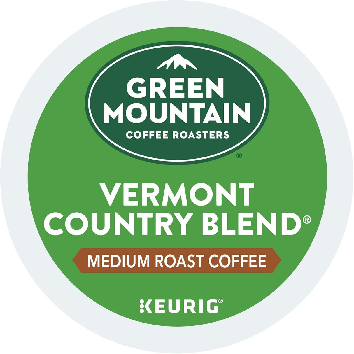 Green Mountain Coffee Roasters Half Caff Keurig Single-Serve K-Cup Pods, Medium Roast Coffee, 72 Count