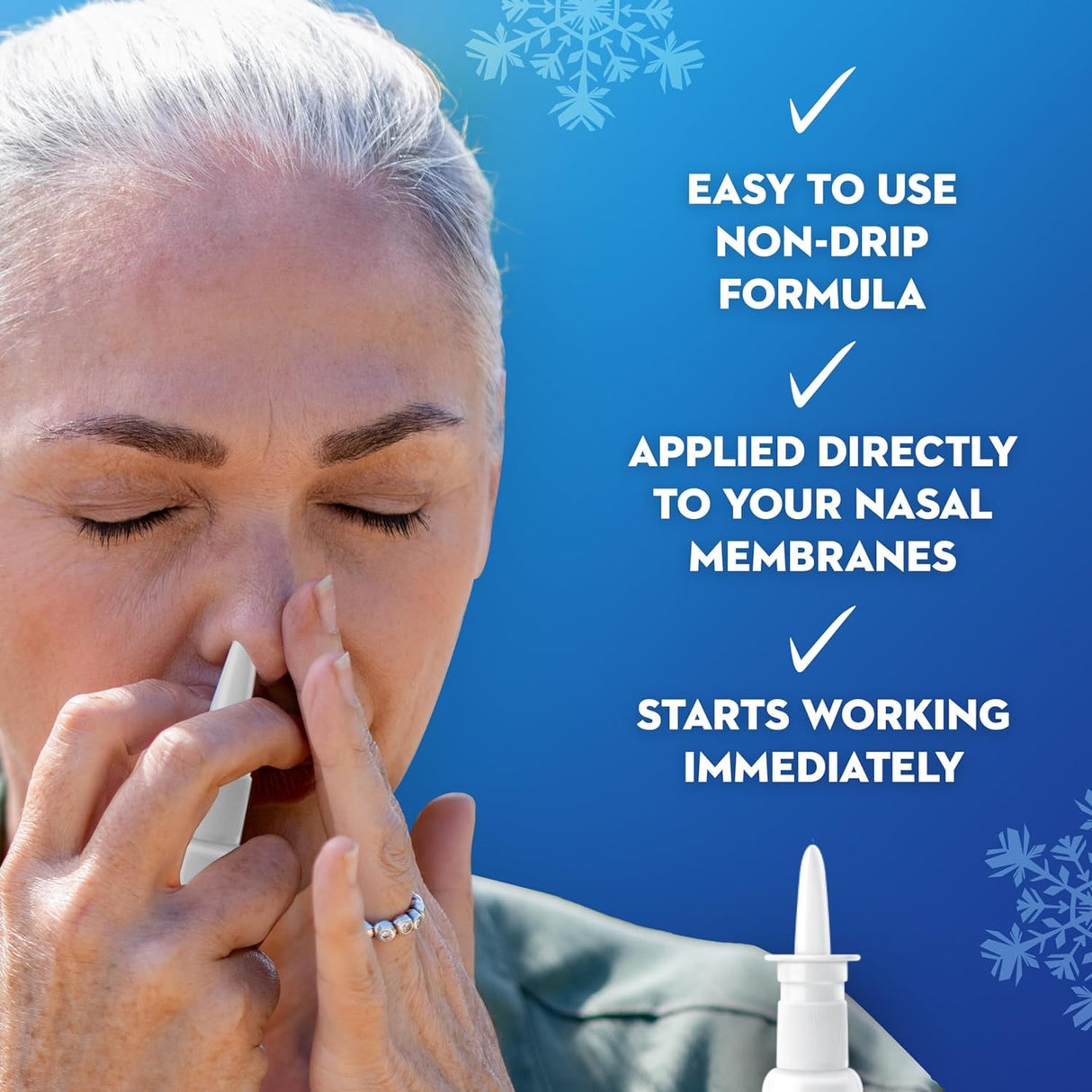 Mucinex Sinus-Max Nasal Spray Decongestant, 12 Hour Over-The-Counter Medication Nose Spray for Sinus Relief, Nasal Decongestants for Adults & Sinus Congestion, Cooling Menthol, 0.75 Fl Oz