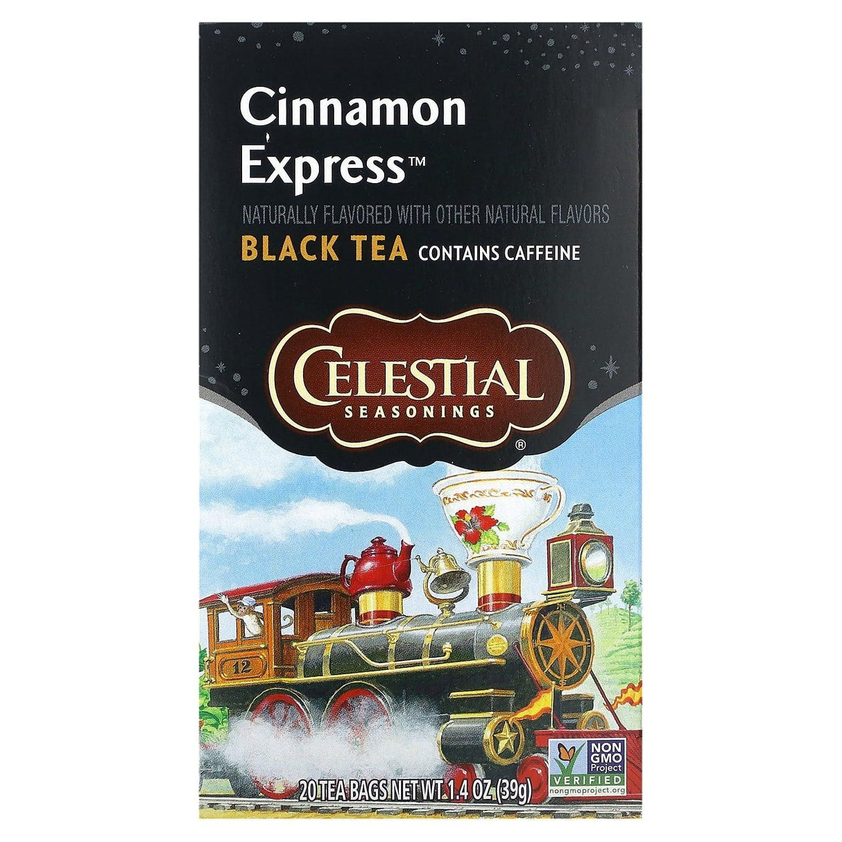 Celestial Seasonings, Black Tea, Cinnamon Express, 20 Tea Bags, 1.4 oz (39 g) - Supply Center USA