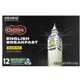 Celestial Seasonings, Black Tea, English Breakfast, 12 K-Cup Pods, 0.1 oz (3.1 g) Each - Supply Center USA