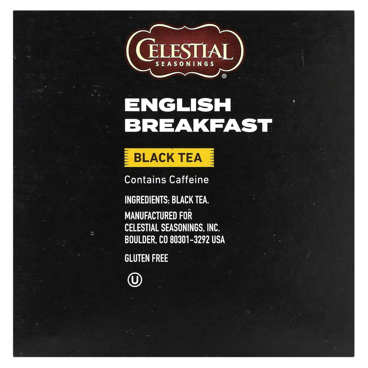 Celestial Seasonings, Black Tea, English Breakfast, 12 K-Cup Pods, 0.1 oz (3.1 g) Each - Supply Center USA