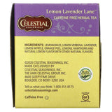 Celestial Seasonings, Herbal Tea, Lemon Lavender Lane, Caffeine Free, 20 Tea Bags, 1.1 oz (31 g) - Supply Center USA