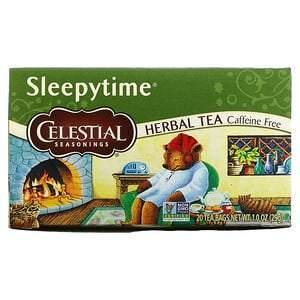 Celestial Seasonings, Herbal Tea, Sleepytime, Caffeine Free, 20 Tea Bags, 1.0 oz (29 g) - Supply Center USA