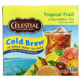 Celestial Seasonings, Iced Herbal Tea, Caffeine Free, Tropical Fruit, 40 Tea Bags, 3.2 oz (91 g) - Supply Center USA