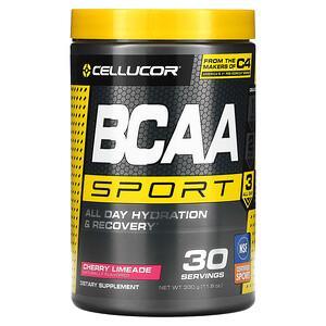 Cellucor, BCAA Sport, All Day Hydration & Recovery, Cherry Limeade, 11.6 oz (330 g) - Supply Center USA