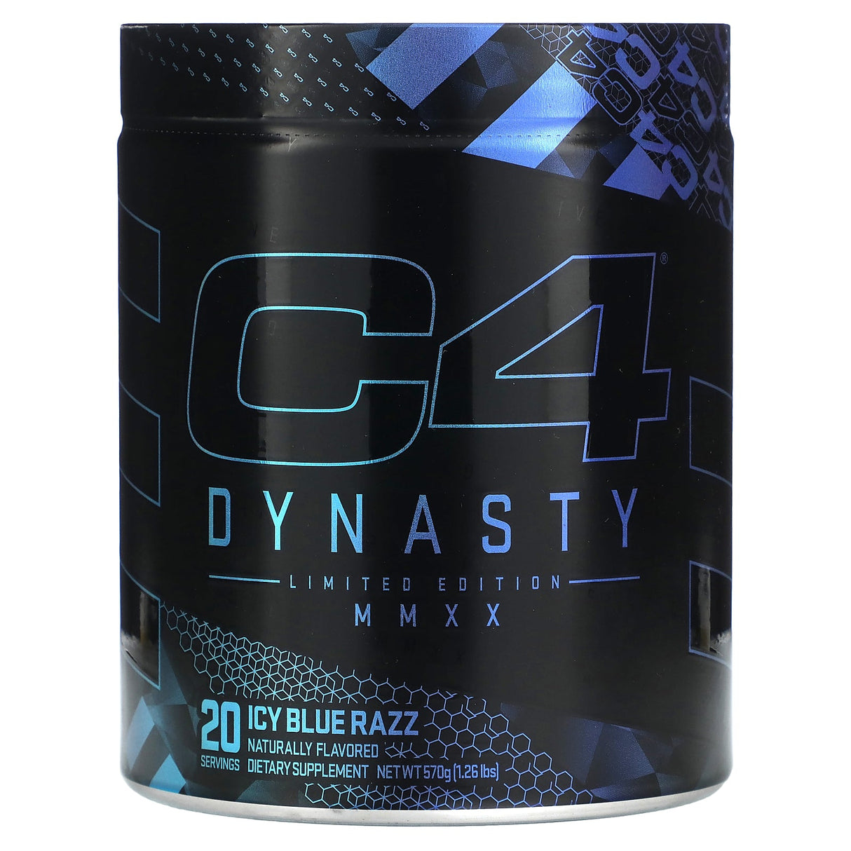 Cellucor, C4 Dynasty, Limited Edition MMXX, Icy Blue Razz, 1.26 lbs (570 g) - Supply Center USA