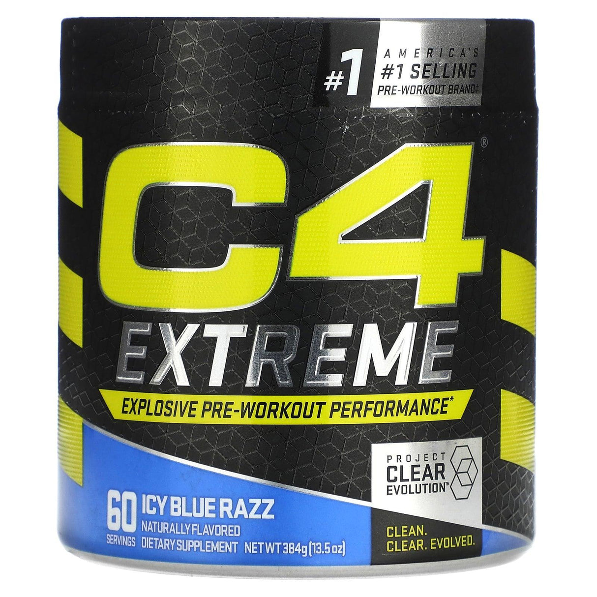 Cellucor, C4 Extreme, Explosive Pre-Workout Performance, Icy Blue Razz, 13.5 oz (384 g) - Supply Center USA