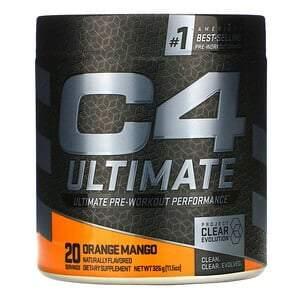 Cellucor, C4 Ultimate Pre-Workout Performance, Orange Mango, 11.5 oz (326 g) - Supply Center USA