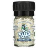 Celtic Sea Salt, Light Grey Celtic, Vital Mineral Blend, Mini Salt Grinder, 1.8 oz (51 g) - Supply Center USA