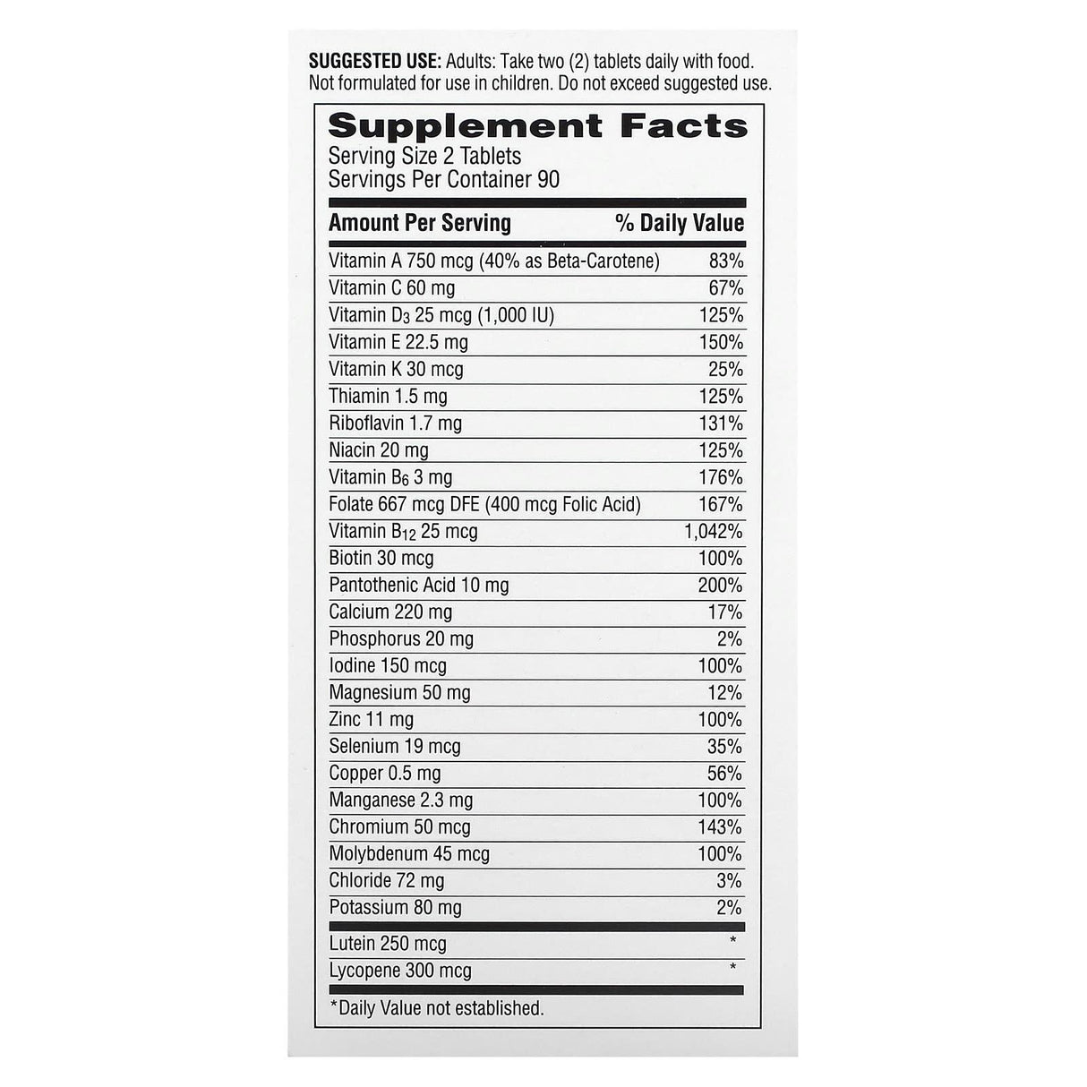 Centrum, Adults 50+, Minis, 180 Tablets - Supply Center USA