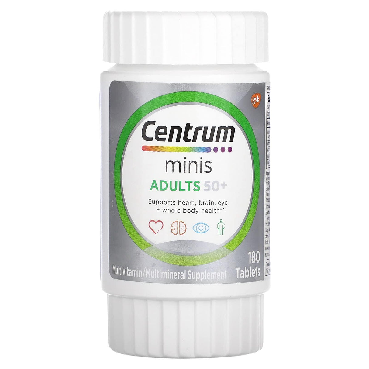 Centrum, Adults 50+, Minis, 180 Tablets - Supply Center USA