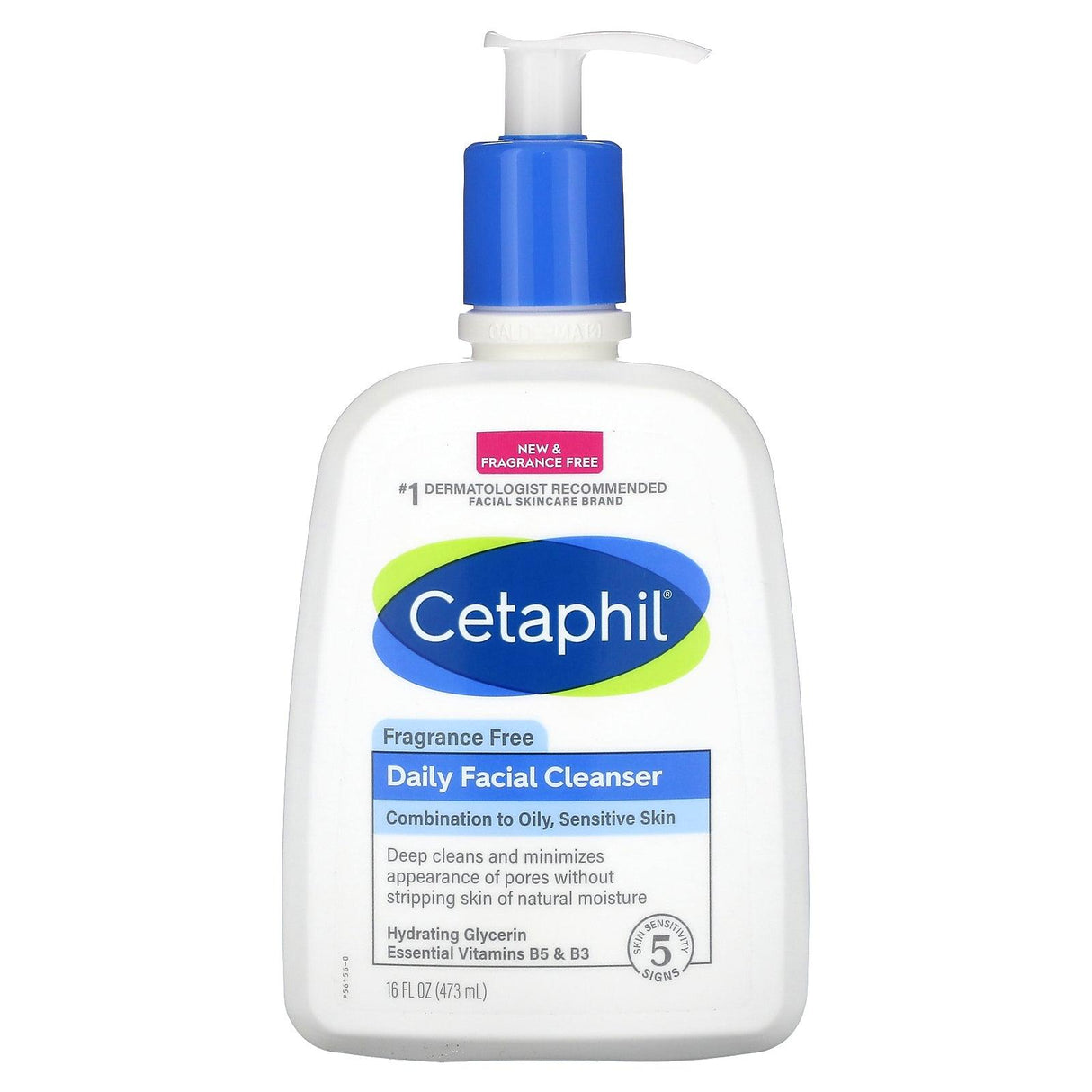 Cetaphil, Daily Facial Cleanser, Fragrance Free, 16 fl oz (473 ml) - Supply Center USA