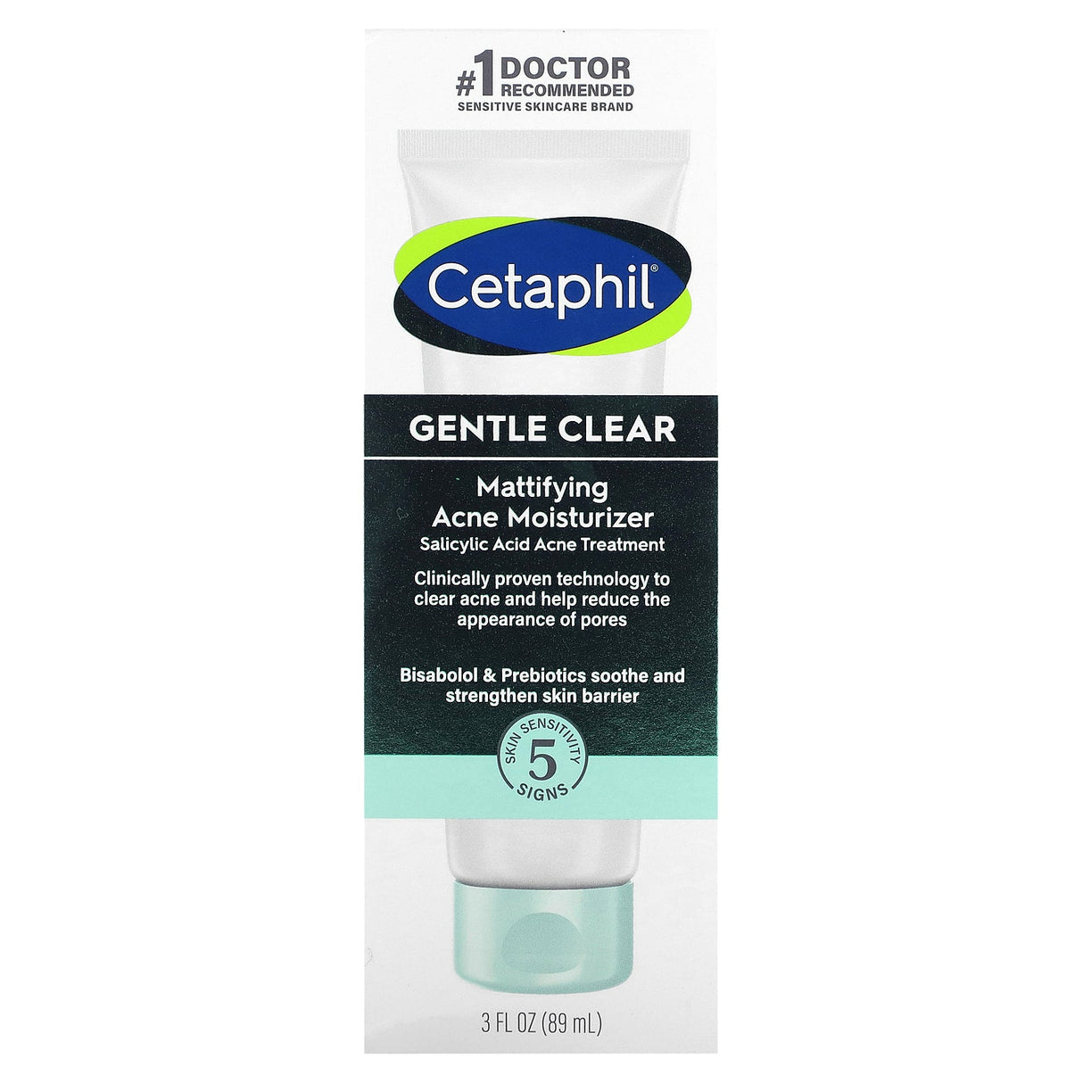 Cetaphil, Gentle Clear, Mattifying Acne Moisturizer , 3 fl oz (89 ml) - Supply Center USA