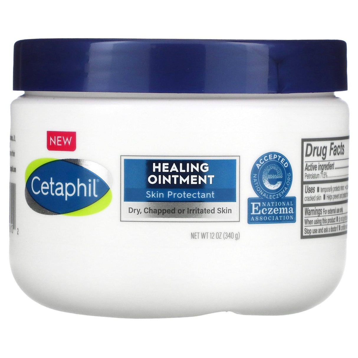 Cetaphil, Healing Ointment, Dry, Chapped or Irritated Skin, 12 oz (340 g) - Supply Center USA