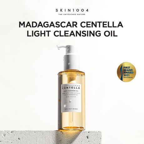 SKIN1004 Madagascar Centella Light Cleansing Oil 6.76 Fl.Oz, 200Ml | Gentle Oil Cleanser for Face, Korean Facial Cleanser, Double Cleansing - Supply Center USA