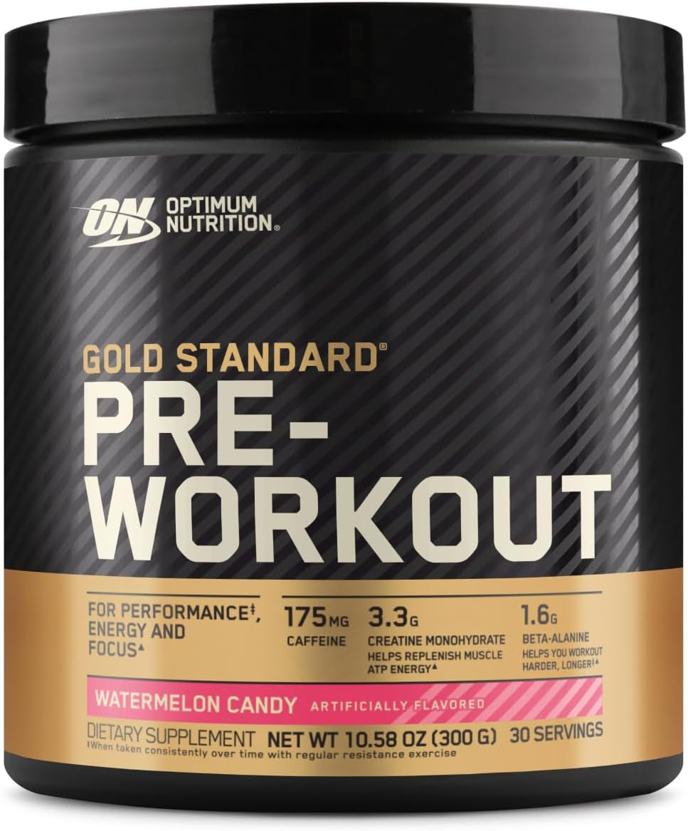 Optimum Nutrition Gold Standard Pre-Workout, Vitamin D for Immune Support, with Creatine, Beta-Alanine, and Caffeine for Energy, Keto Friendly, Blueberry Lemonade, 30 Servings (Packaging May Vary)