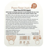 Charley, Paper Soap, Apple, 50 Sheets - Supply Center USA