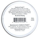 Charlie & Frank, Dog Paw Balm, 2 oz (56.6 g) - Supply Center USA