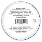 Charlie & Frank, Dog Snout Balm, 2 oz (56.6 g) - Supply Center USA