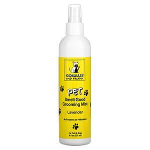 Charlie & Frank, Pet Smell Good Grooming Mist, Lavender, 8 fl oz (237 ml) - Supply Center USA