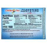 Chicken of the Sea, Fancy Smoked Oysters in Oil, 3.75 oz (106 g) - Supply Center USA