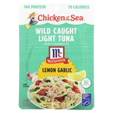Chicken of the Sea, Wild Caught Light Tuna, Lemon Garlic, 2.5 oz (70 g) - Supply Center USA