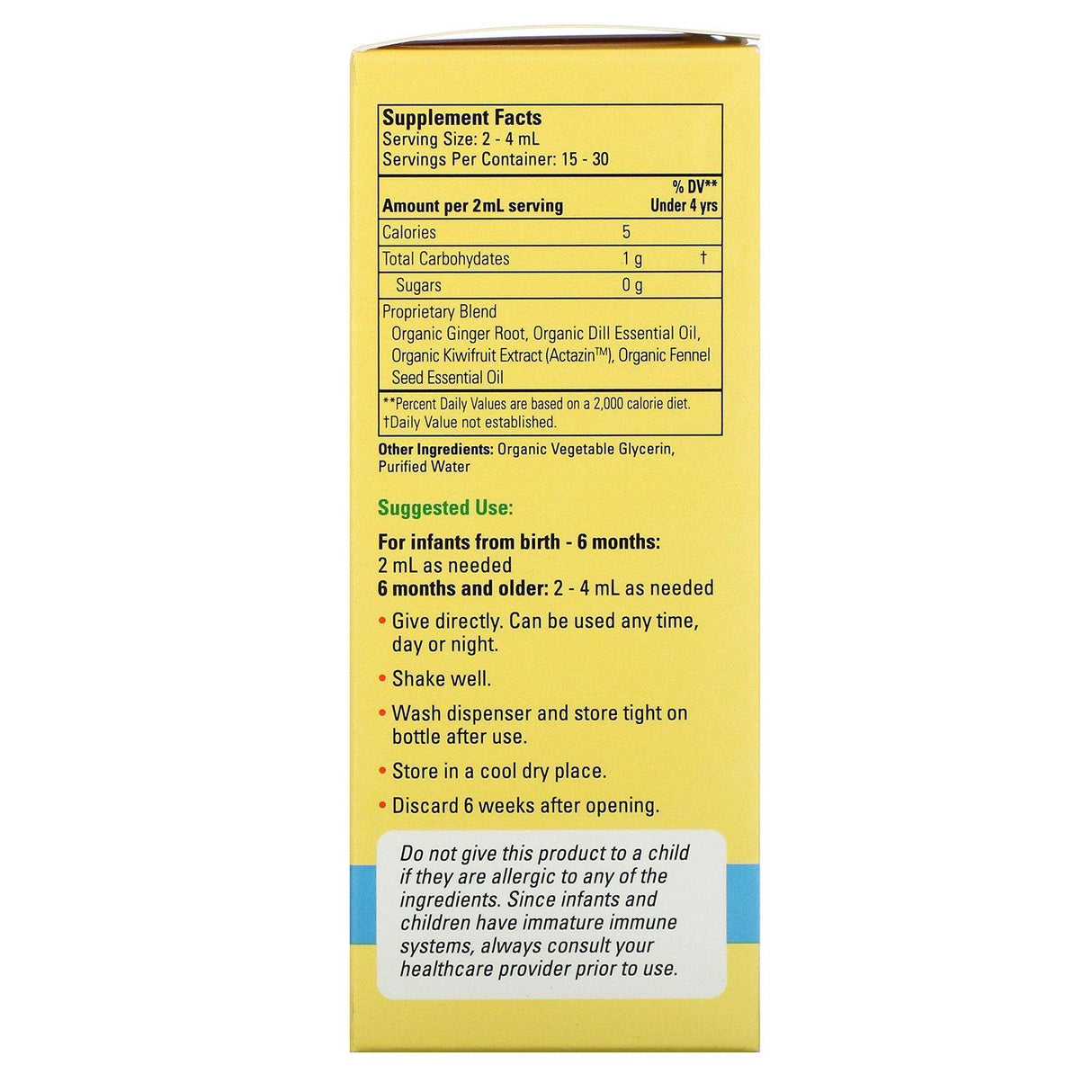 ChildLife, Organic Gripe Water, 2 fl oz (59.15 ml) - Supply Center USA