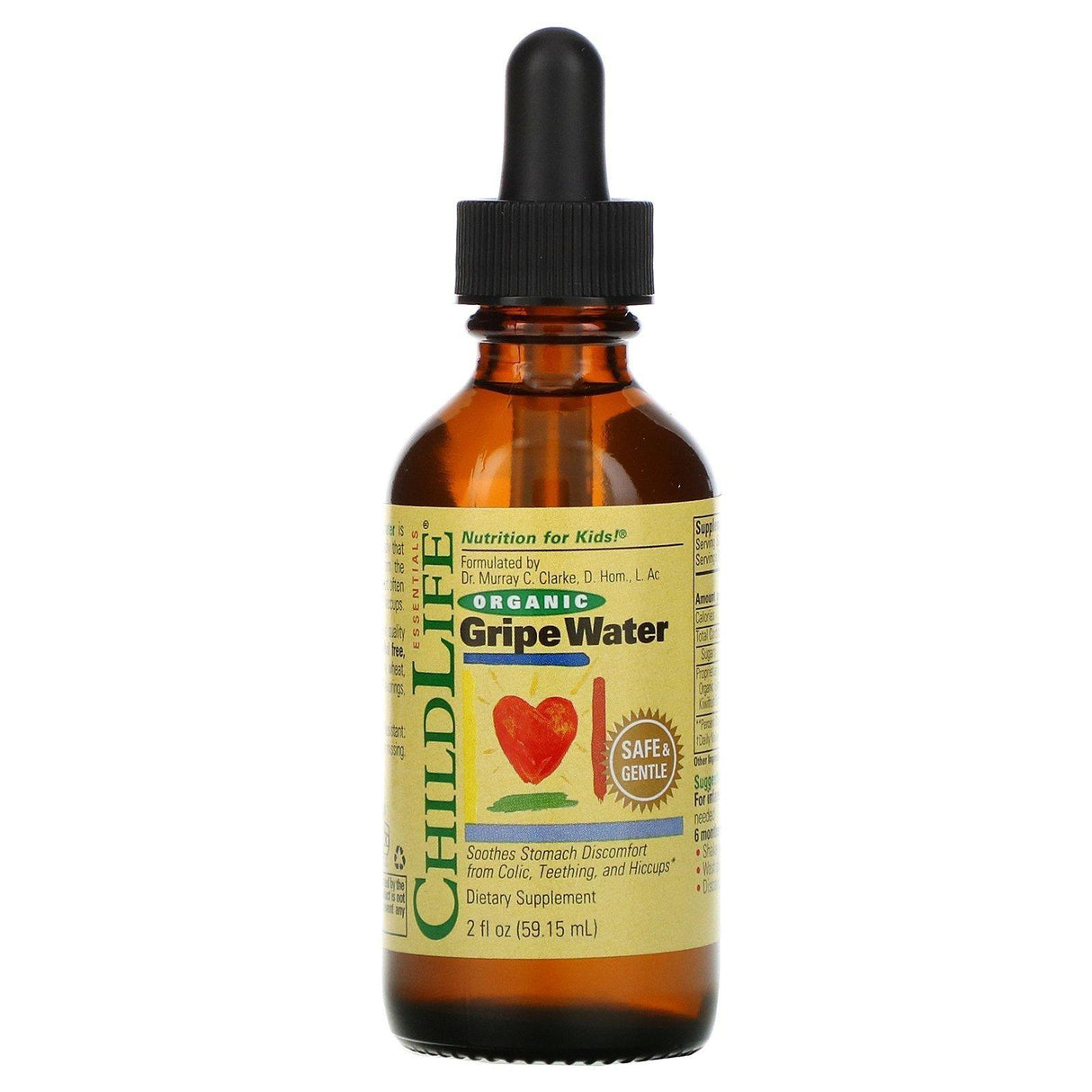 ChildLife, Organic Gripe Water, 2 fl oz (59.15 ml) - Supply Center USA