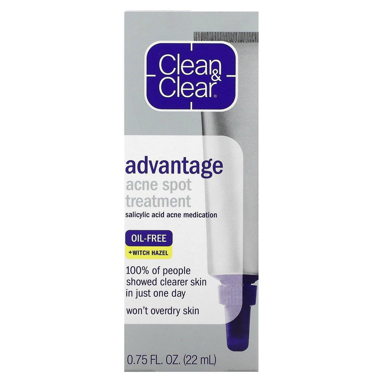 Clean & Clear, Advantage Acne Spot Treatment, 0.75 fl oz (22 ml) - Supply Center USA