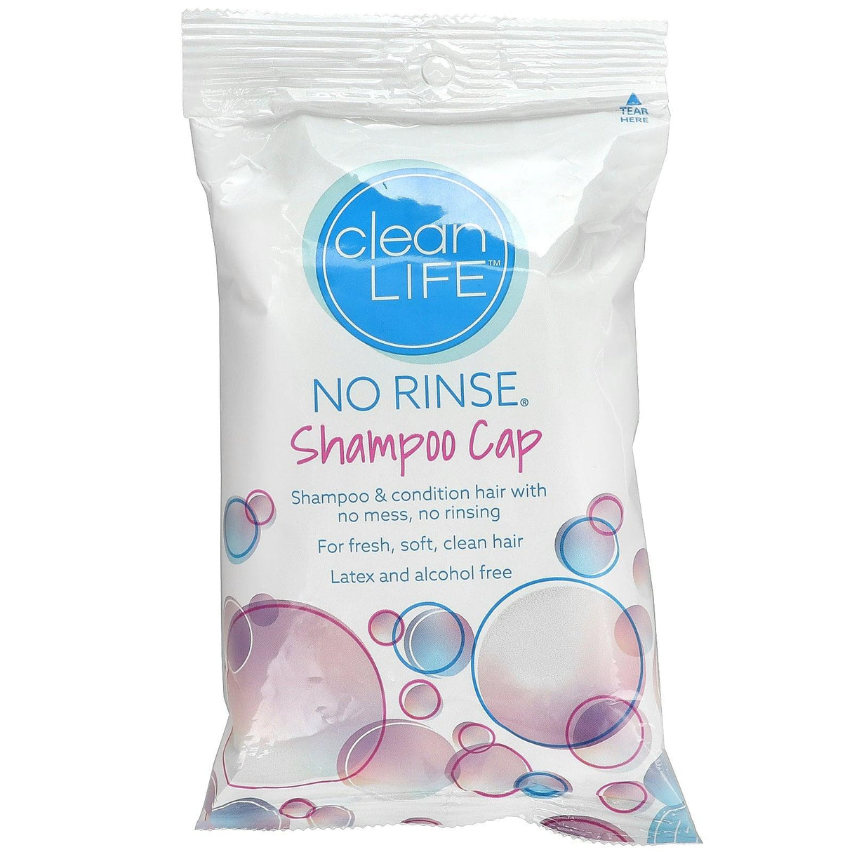 CleanLife, No Rinse Shampoo Cap, 1 Cap - Supply Center USA