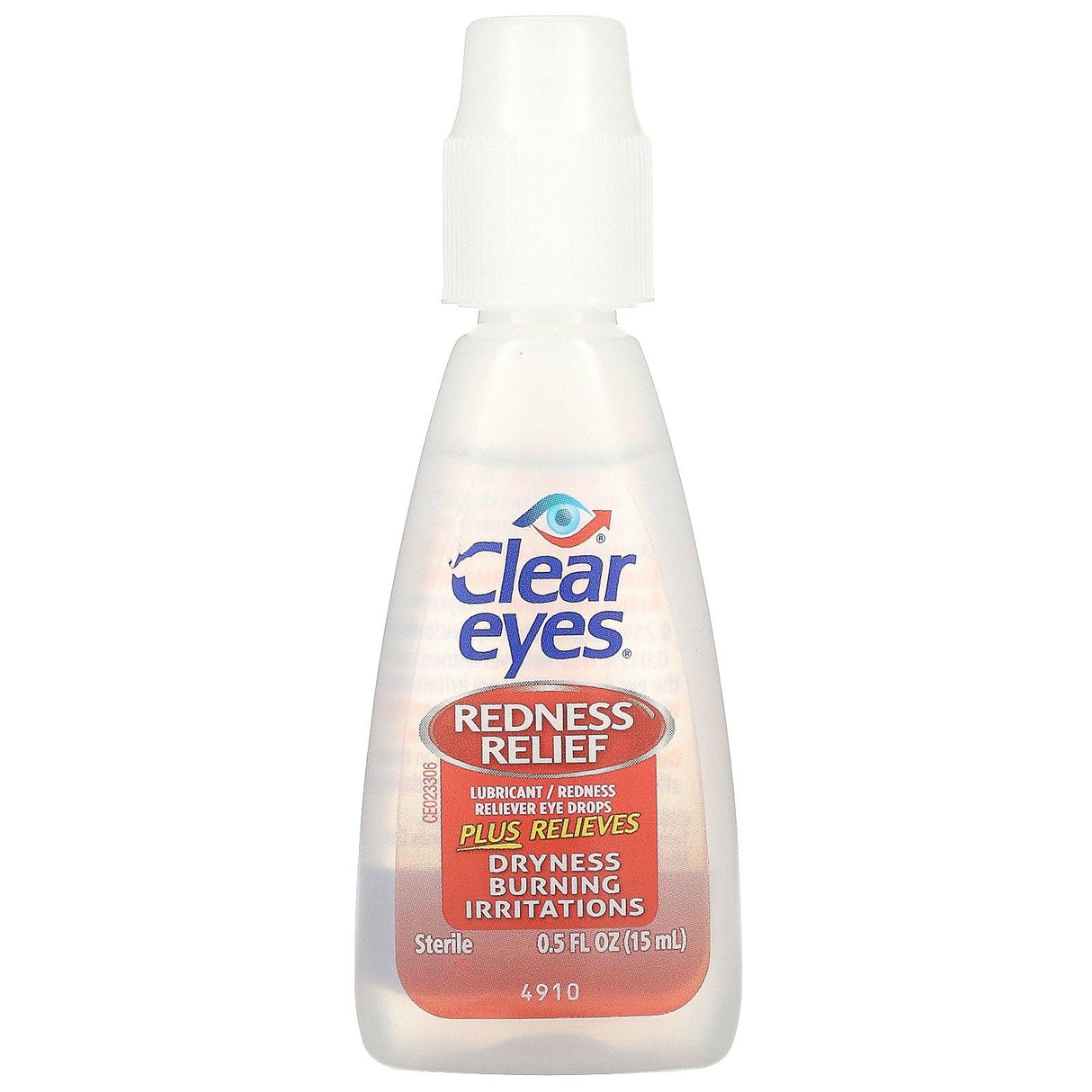 Clear Eyes, Redness Relief, Lubricant/Redness Reliever Eye Drops, 0.5 fl oz (15 ml) - Supply Center USA