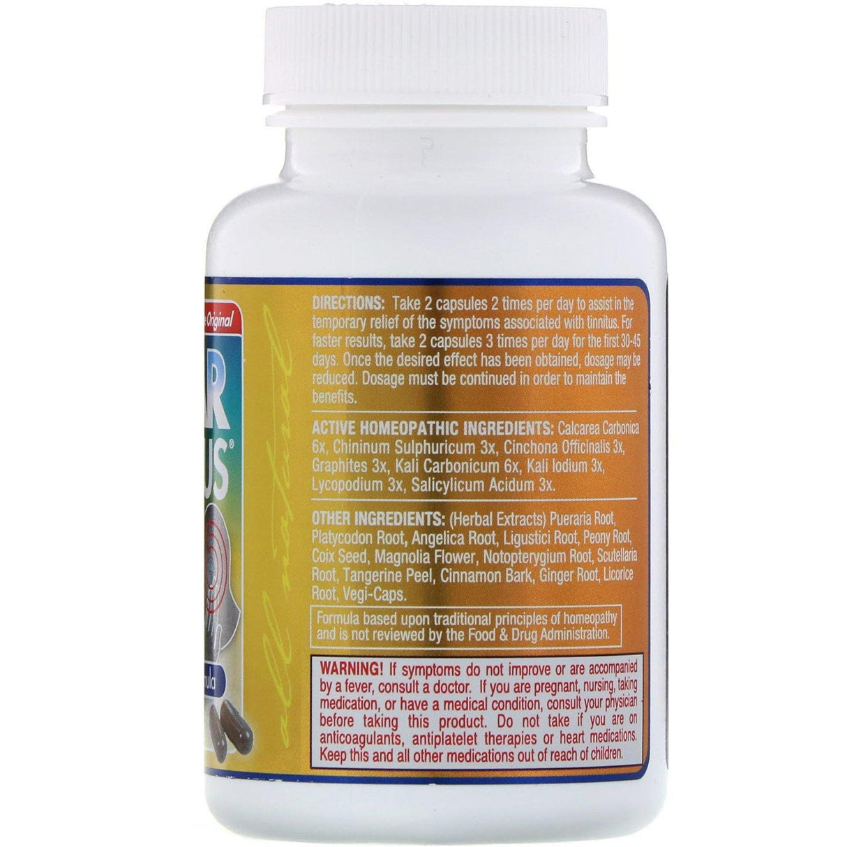 Clear Products, Clear Tinnitus, 60 Capsules - Supply Center USA