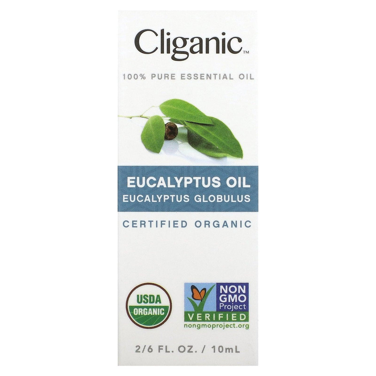 Cliganic, 100% Pure Essential Oil, Eucalyptus, 0.33 fl oz (10 ml) - Supply Center USA