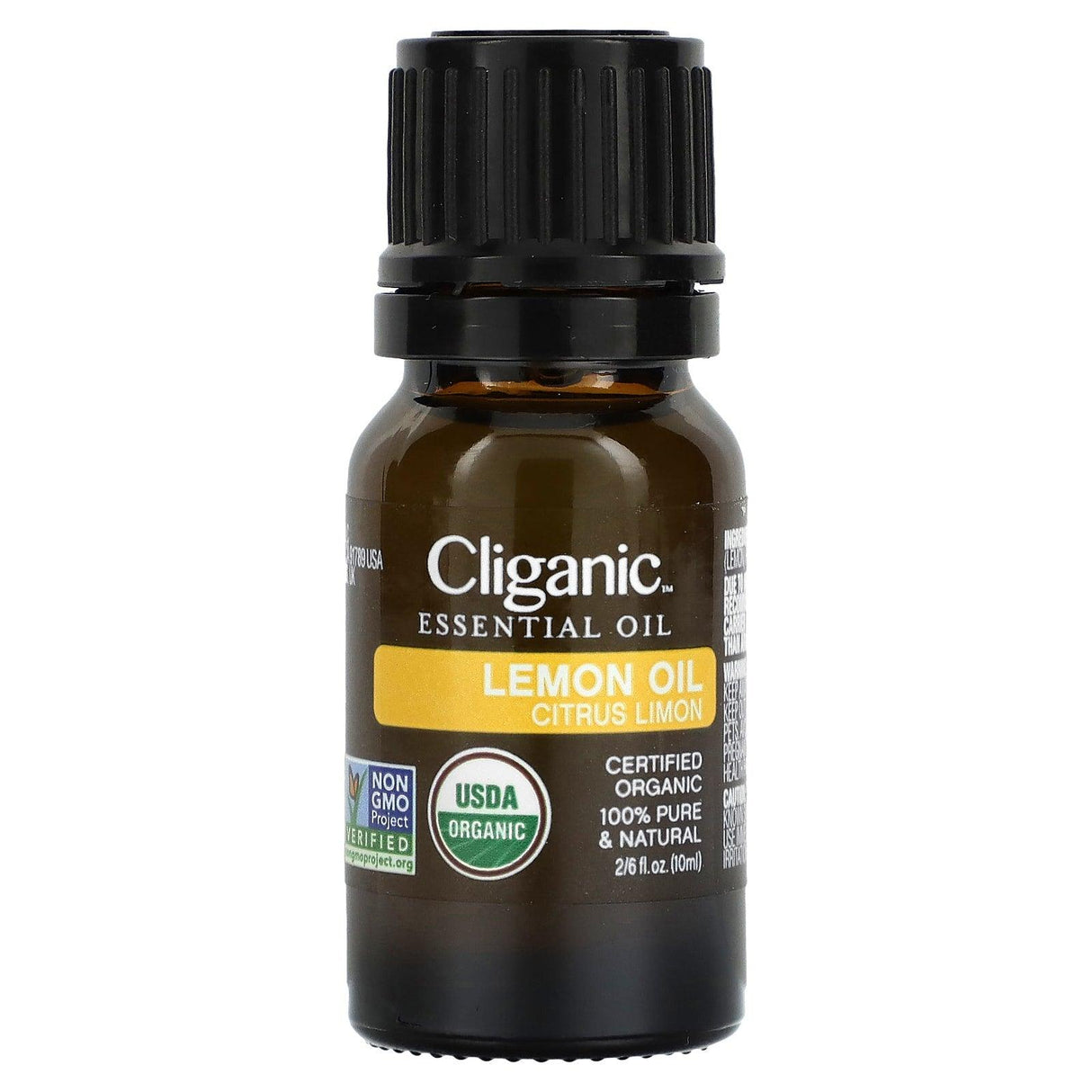 Cliganic, 100% Pure Essential Oil, Lemon Oil, 0.33 fl oz (10 ml) - Supply Center USA