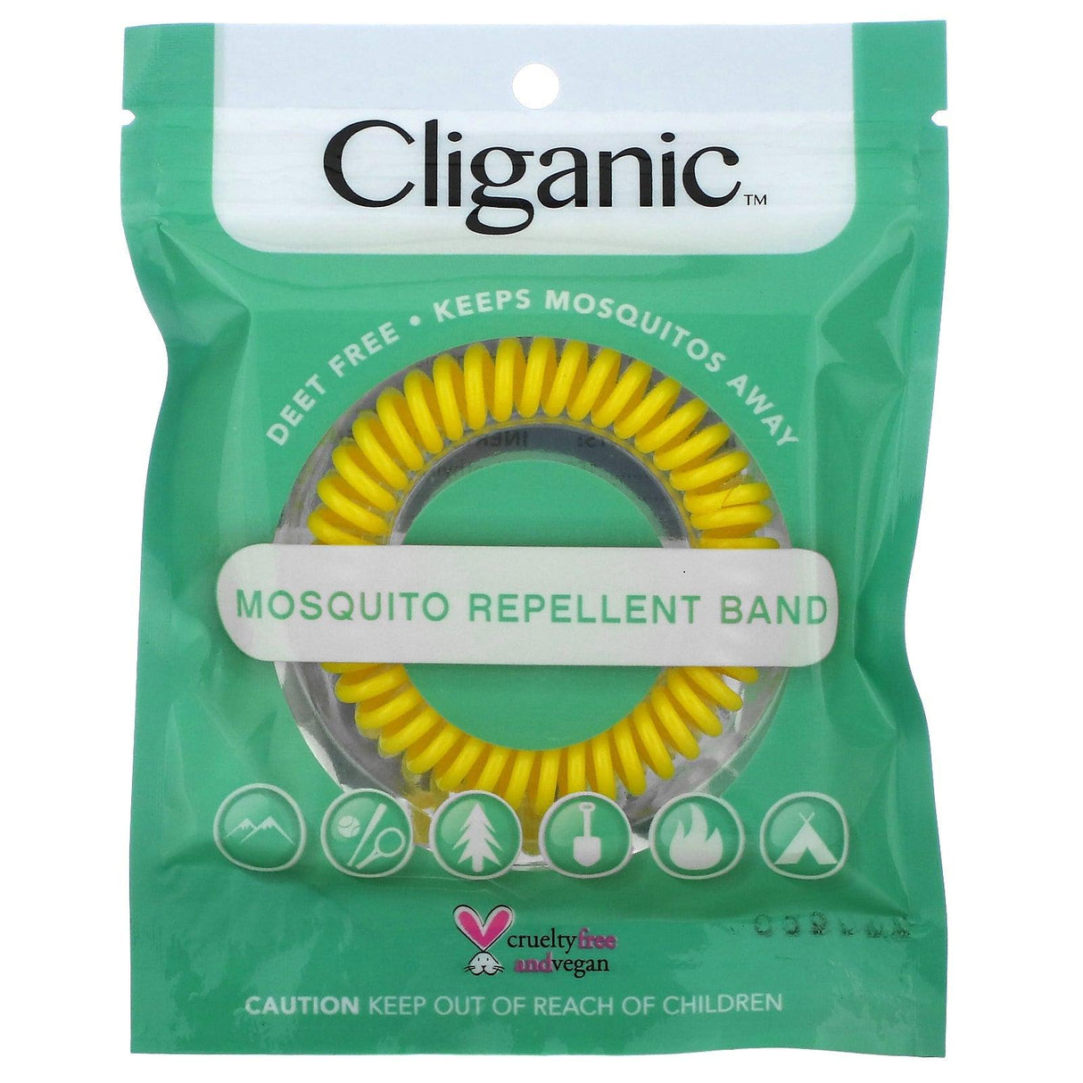 Cliganic, Mosquito Repellent Bracelet, One Size Fits All, 10 Pack - Supply Center USA