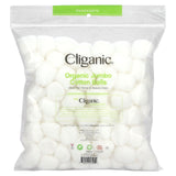 Cliganic, Organic Jumbo Cotton Balls, 100 Count - Supply Center USA