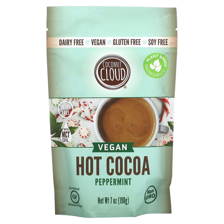 Coconut Cloud, Vegan Hot Cocoa, Peppermint, 7 oz (198 g) - Supply Center USA