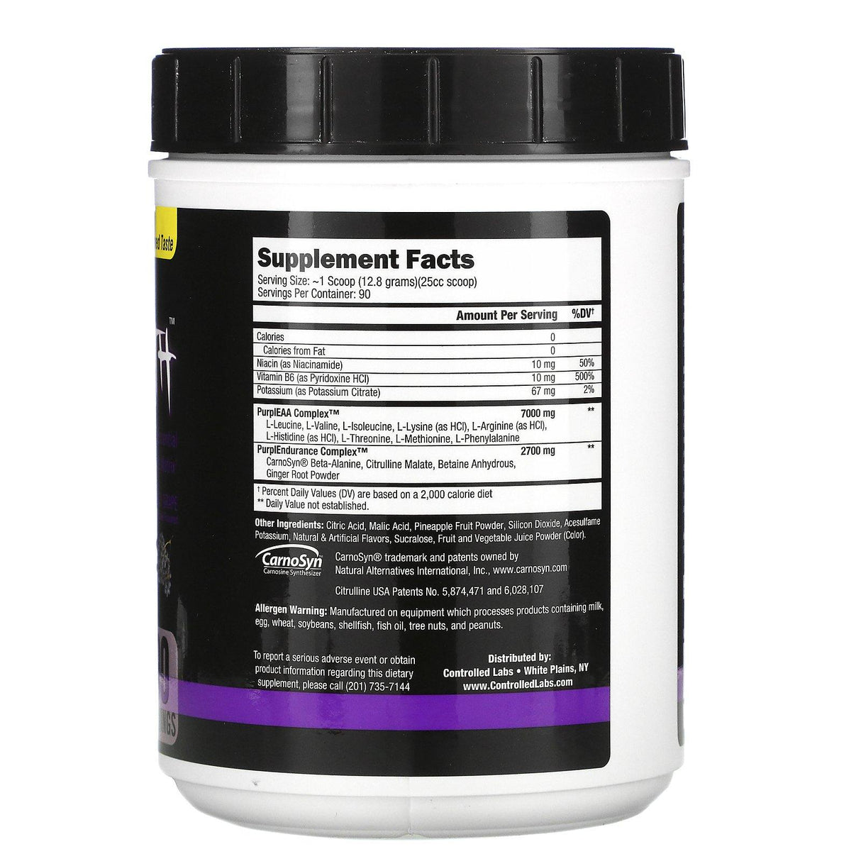 Controlled Labs, Purple Wraath, Juicy Grape, 2.39 lbs (1084 g) - Supply Center USA