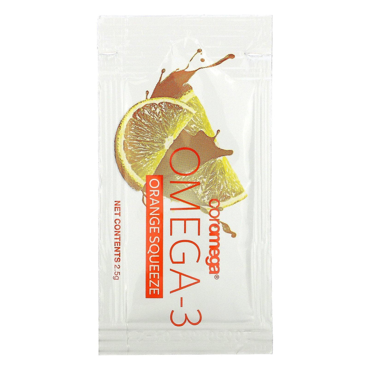 Coromega, Omega-3 Orange Squeeze, 90 Packets, 2.5 g Each - Supply Center USA