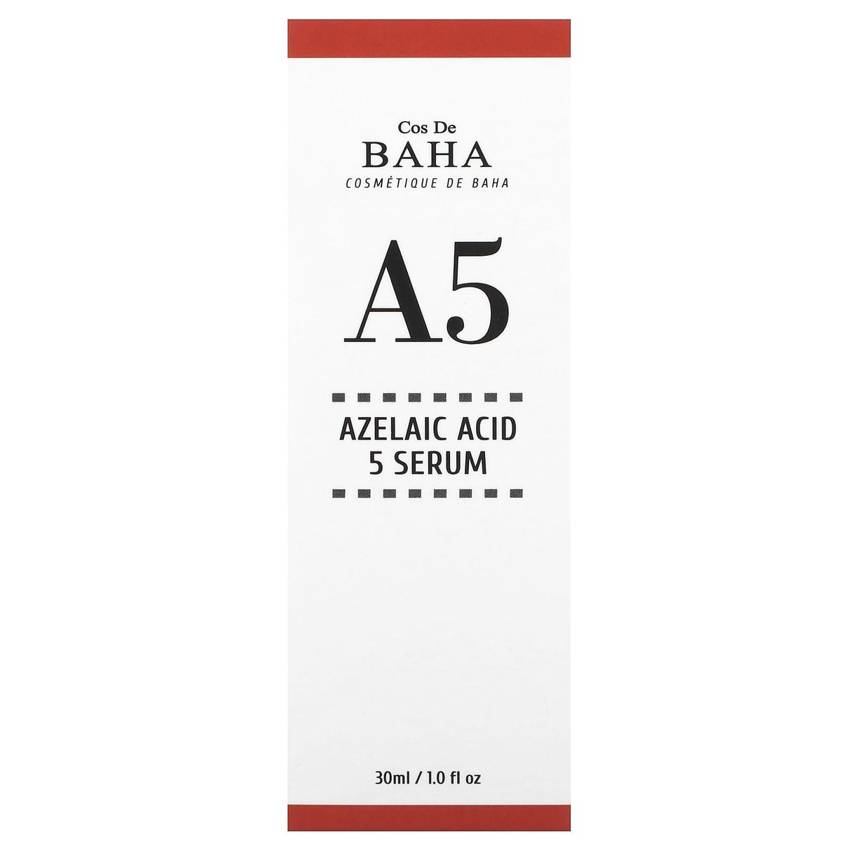 Cos De BAHA, A5, Azelaic Acid 5 Serum, 1 fl oz (30 ml) - Supply Center USA